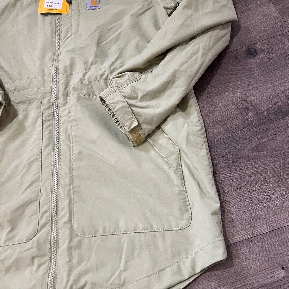 Carhartt Rain Defender Lightweight Coat Size Small (4-6) New - Picture 2 of 5
